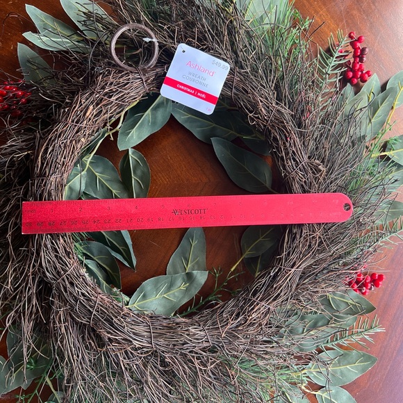 CHRISTMAS WREATH Holiday Wreath Cherry Blossom - Picture 6 of 6